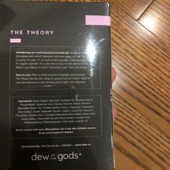 Dew of the Gods the theory retinol and oat milk hyaluronic Creme blend 50ml - Picture 4 of 7